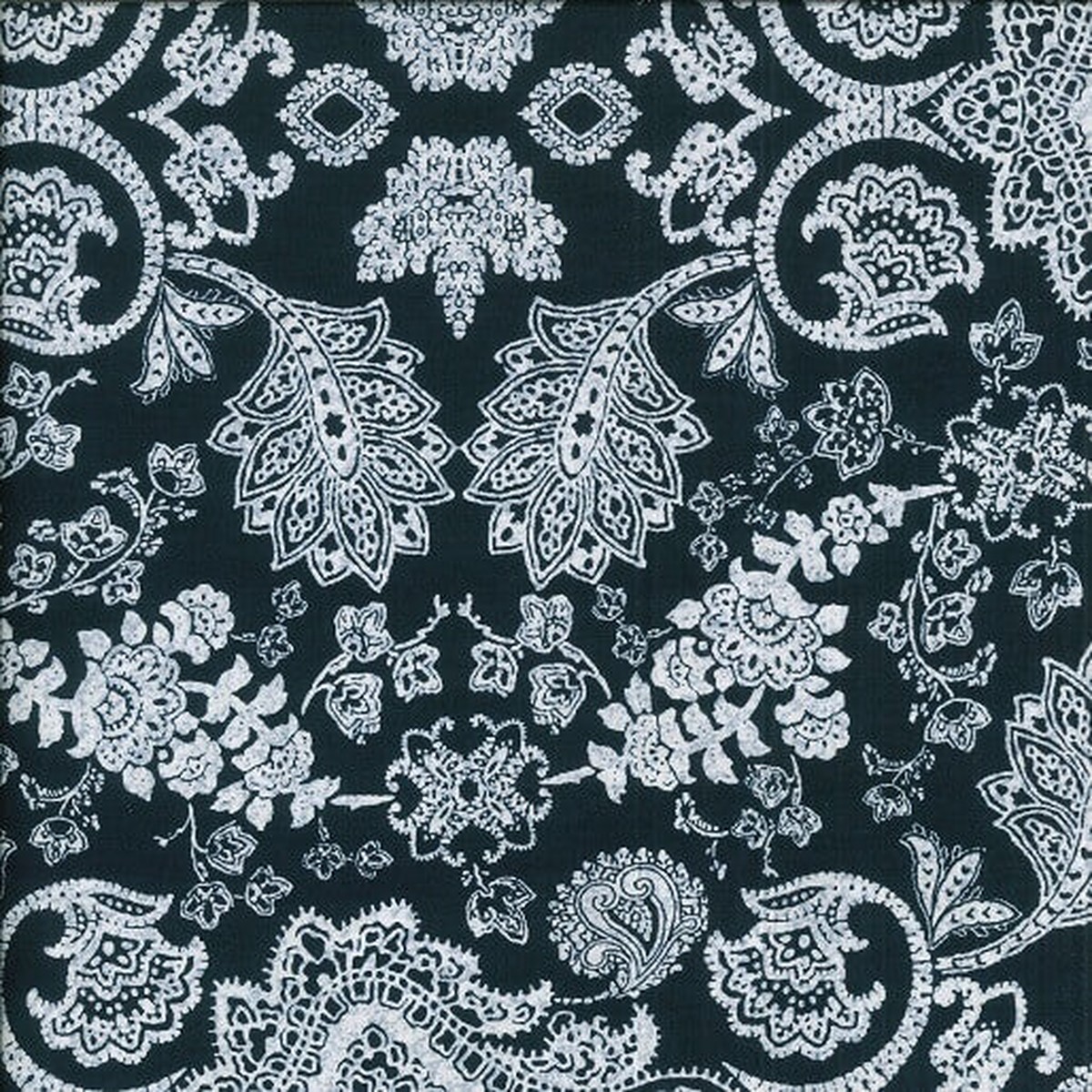 Every Day Prints - Floral - Navy 44" / 45" Fabric Per Yard