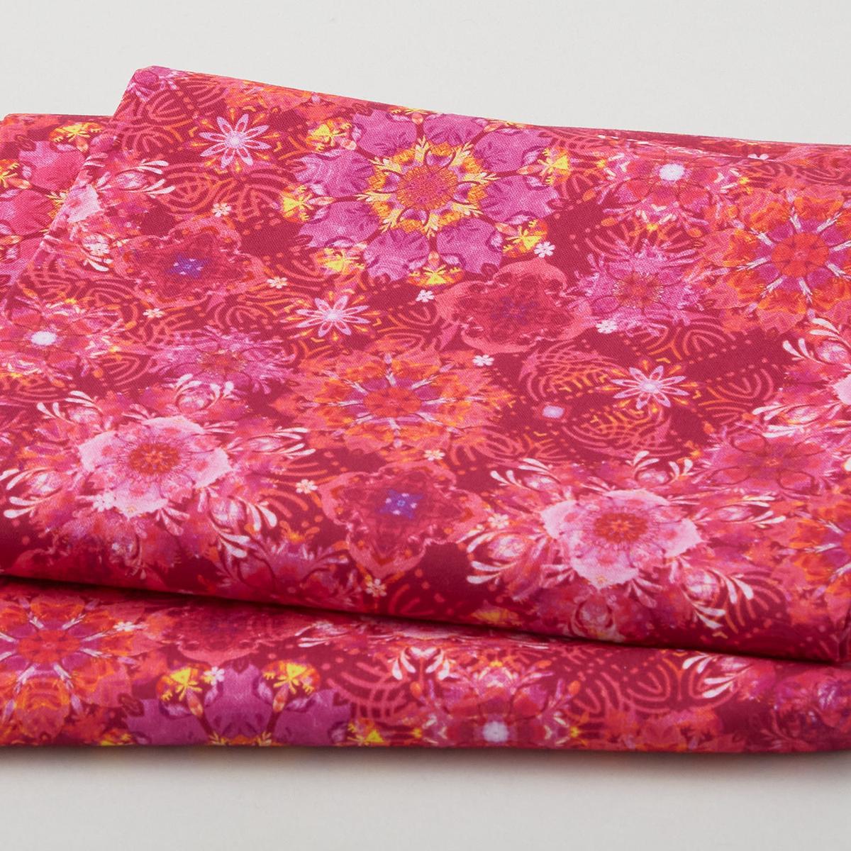 Florence - Small Medallions Fuschia 2 Yard Cut