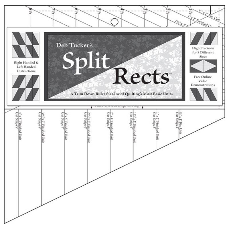 Studio 180 Design Split Rects Ruler DT13