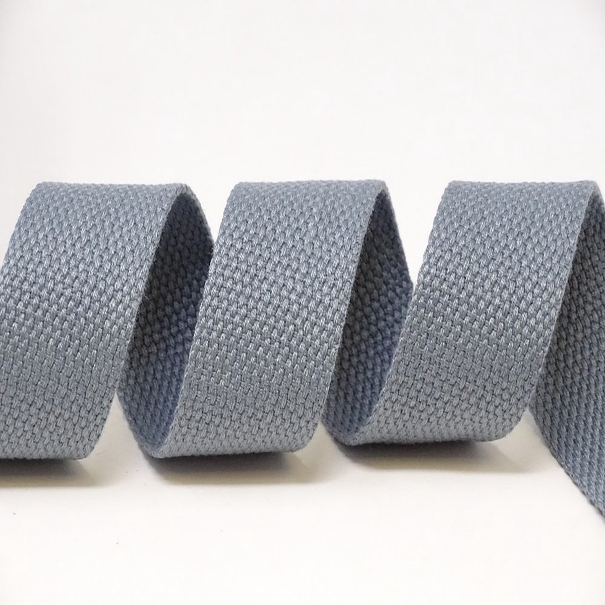 30mm Cotton Blend Webbing - 5m Roll - Grey