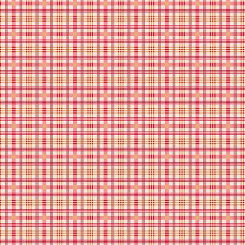 Farmer's Daughter Plaid Tea Rose C17175-TEAROSE