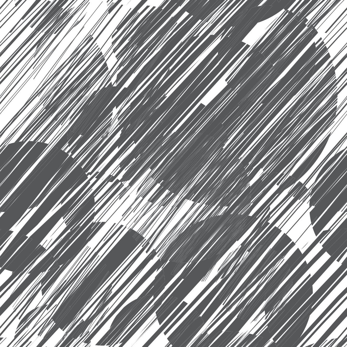 Grunge Circles Fabric - Steel Gray