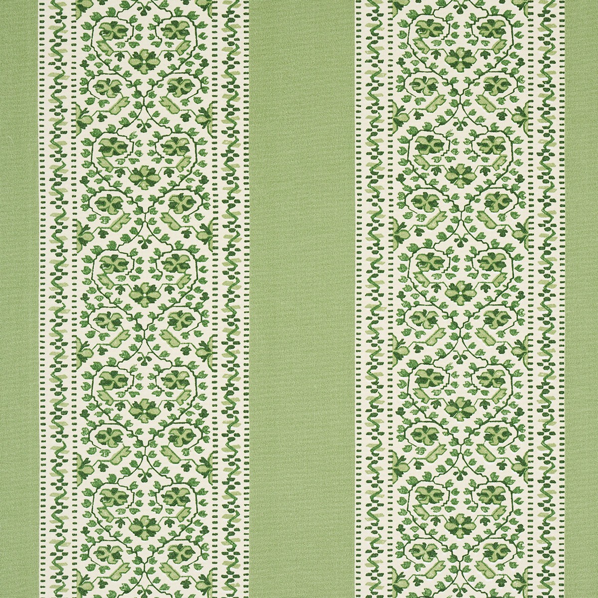 Jasmine Indoor Outdoor Leaf Green Fabric