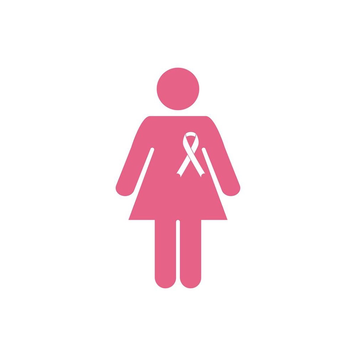 Female Character Cancer Awareness Fabric Panel