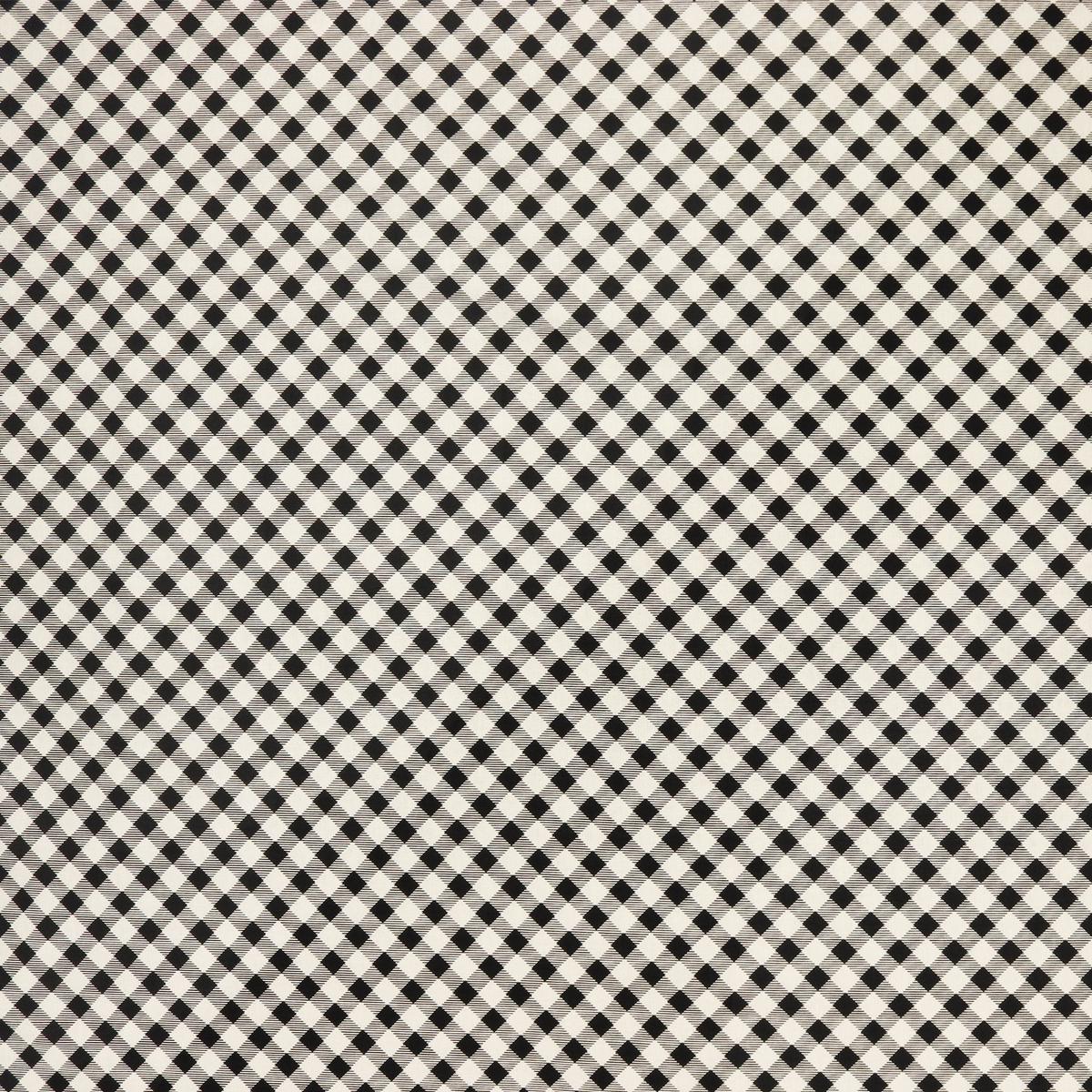 Happy Hauntings Fabric Collection - Checked BlackWhite