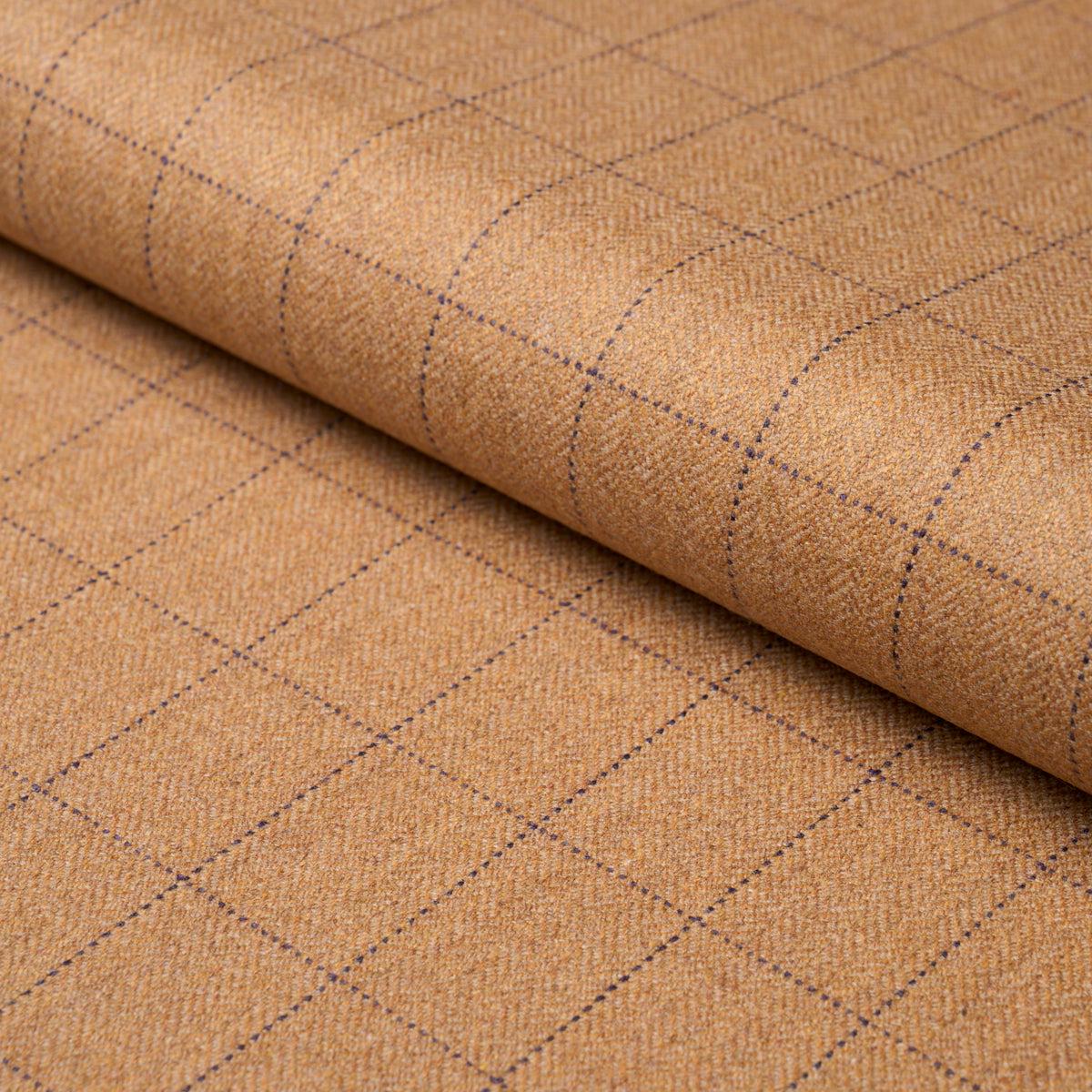 SCHUMACHER PATTERSON FLYNN THOMPSON MERINO WINDOWPANE WOVEN WOVEN CAMEL - 85291