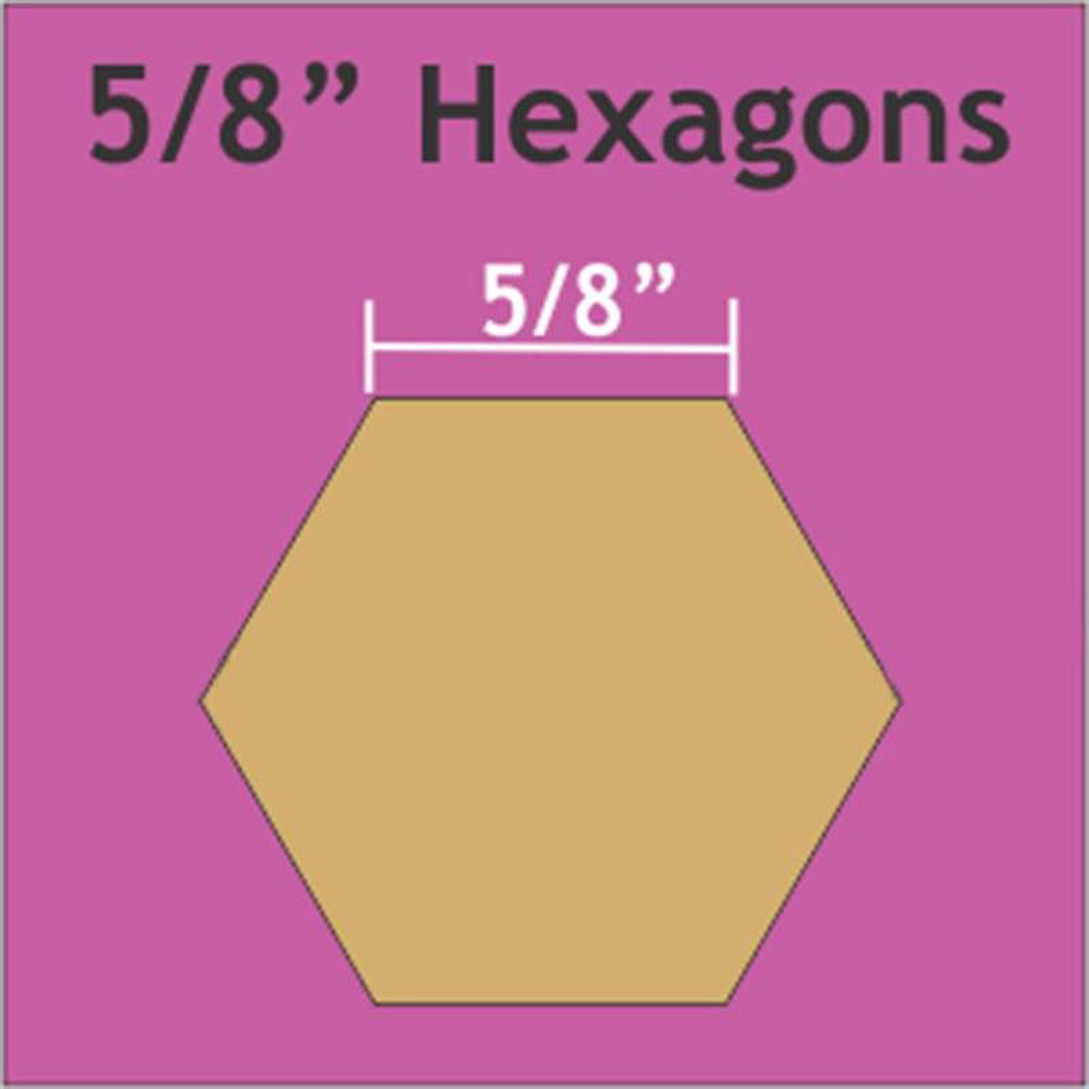 588243 Hexagon English Paper Piecing Papers 100 count
