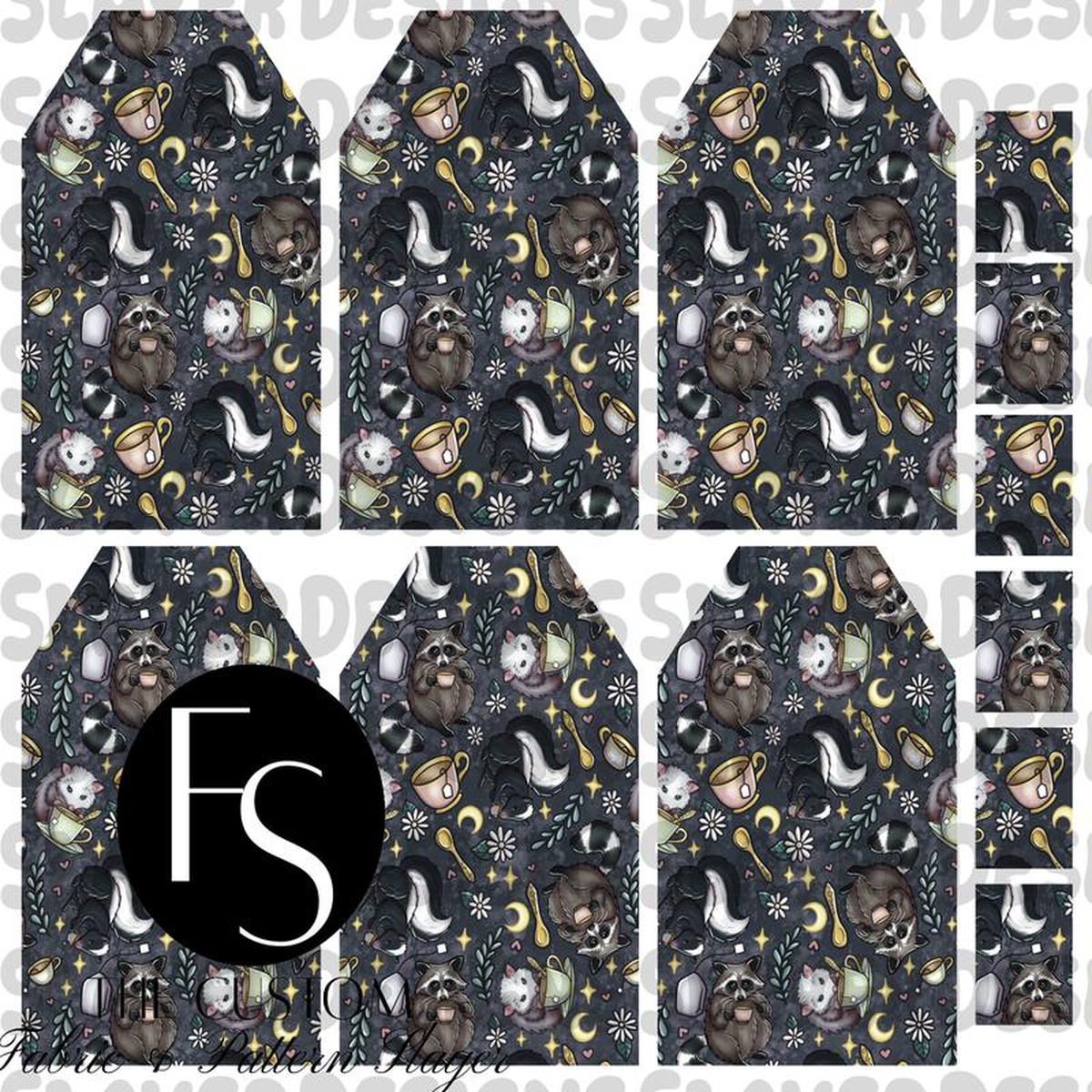 TEABAGMARK025 8211 Cut and Sew Bookmarks FABRICSLAYER 8211 Preorder