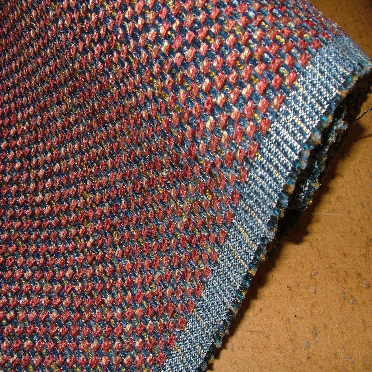 1.6 Metres iLiv Cassiano Rouge Red Boucle Fabric Upholstery Cushion Curtain