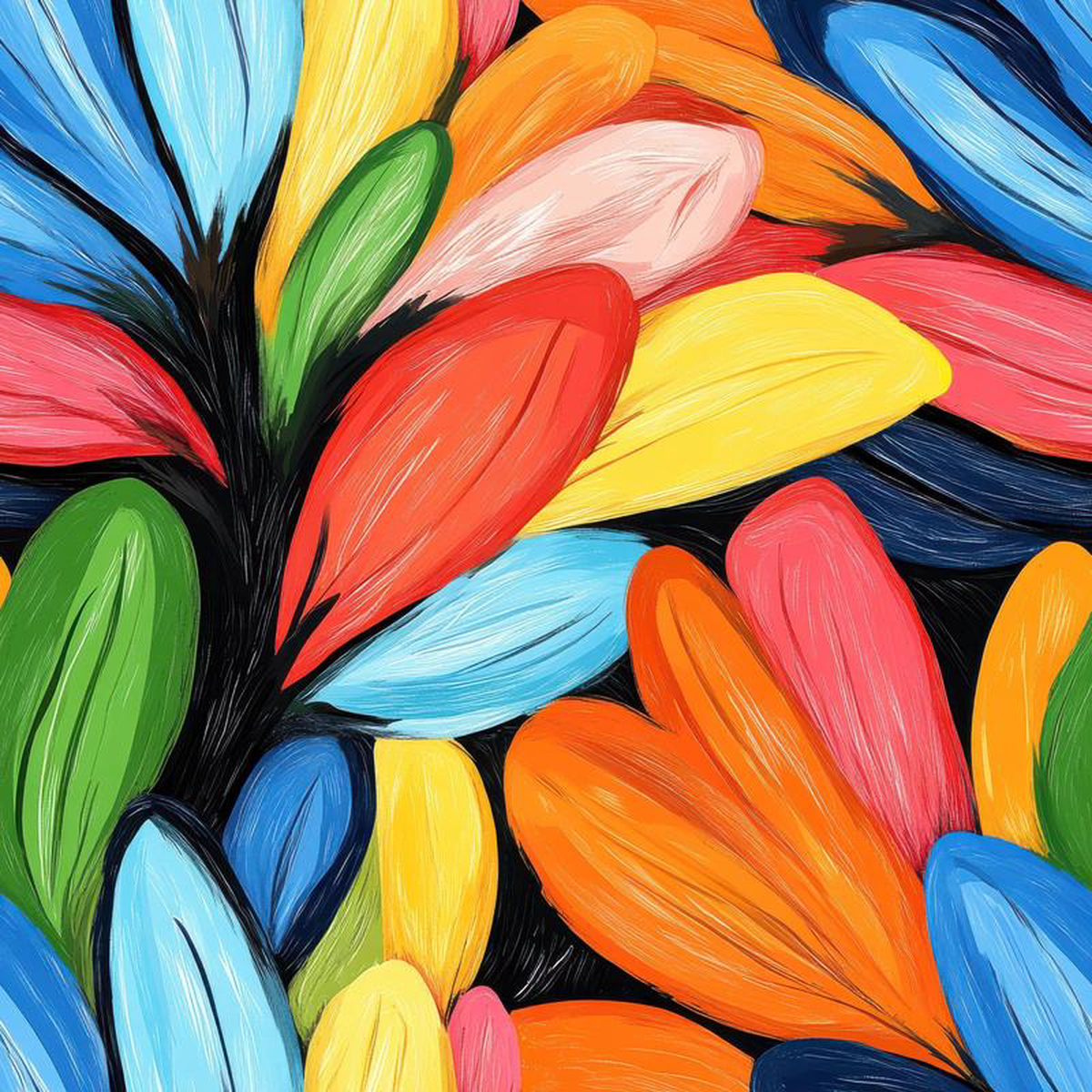 Petal Prism Pattern 5 Quilting Cotton Fabric