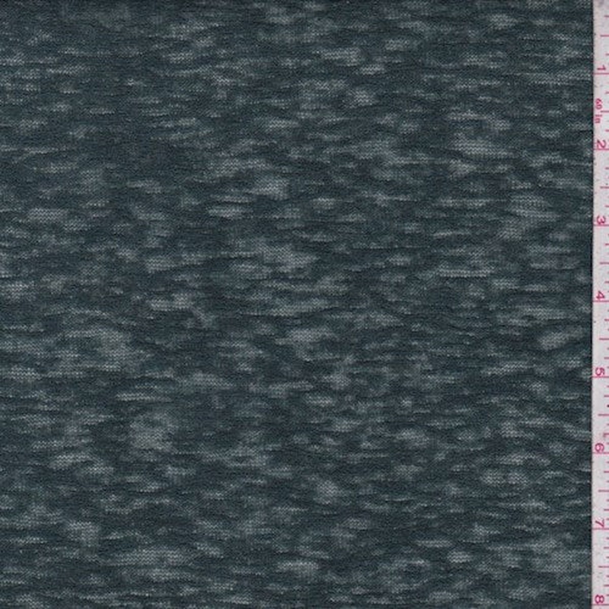 4 YD PC-Hunter Green Slubbed Sweater Knit Fabric