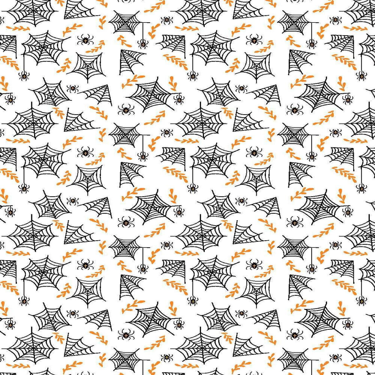 By The Glow Of The Moon Tangled Web By Dominika Godette For Cotton + Steel Frightful