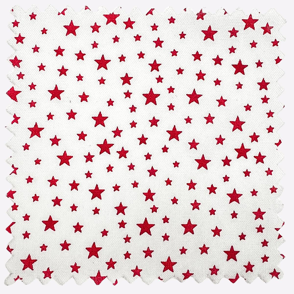 Patriotic Stars 108" Supreme Backings - Red Stars on White Wideback Fabric Per Yard