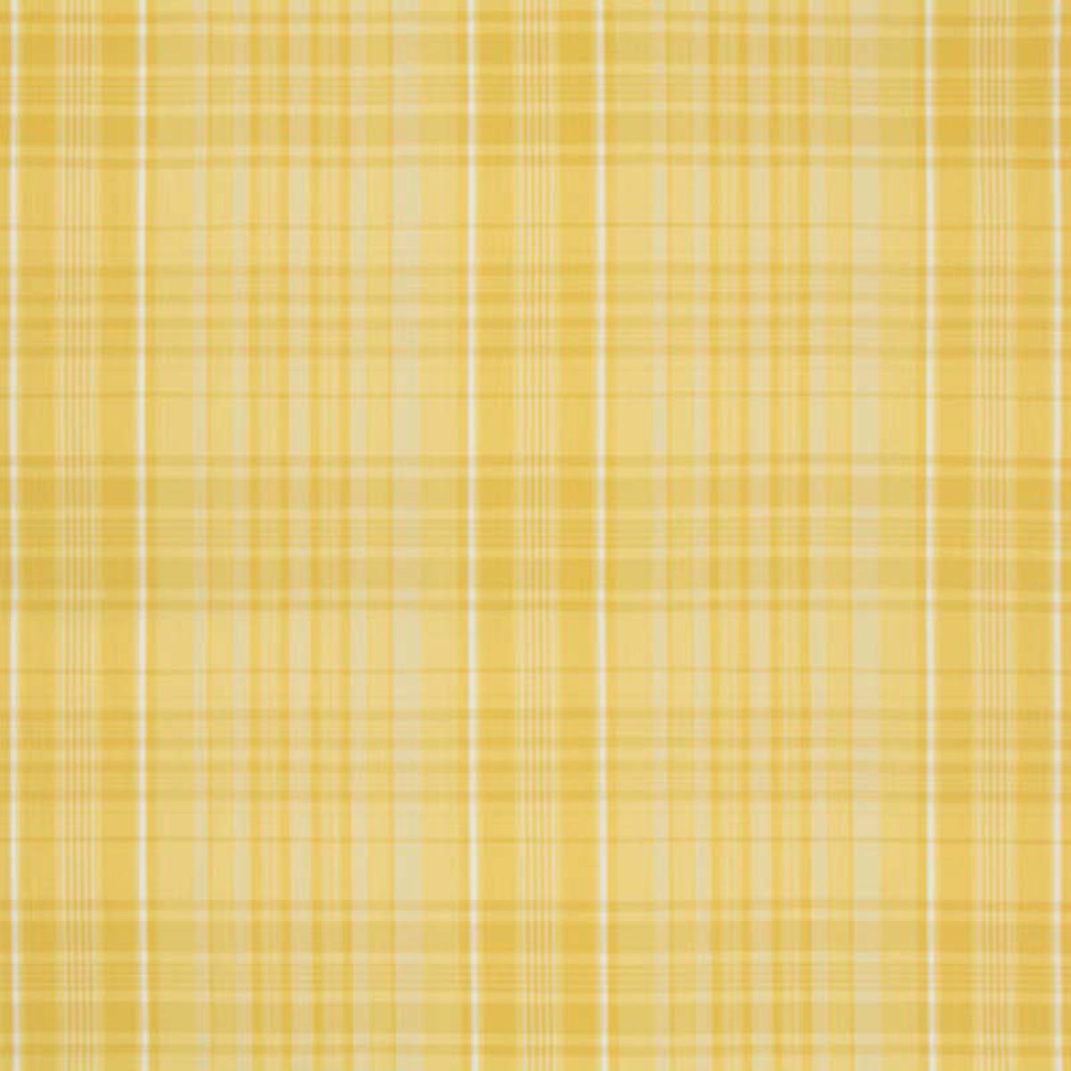 Brunschwig & Fils Guernsey Check Yellow Fabric 8019101.40.0