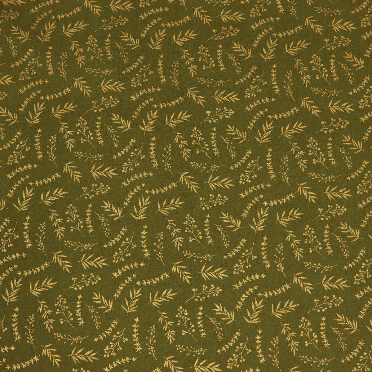 Harvest Keepsakes Fabric Collection - Elegant Sprigs Olive Green