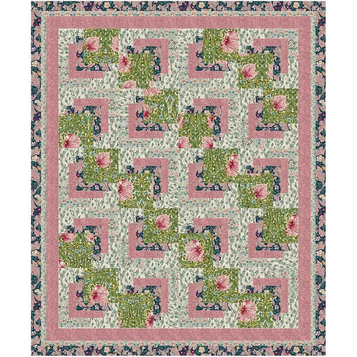 Eclipse - Susan Ziegler - Morris & Co. Bedford Park Cotton Lawn - FreeSpirit Fabrics - Quilt Kit