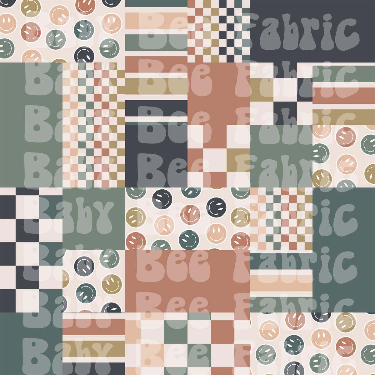 Neutral Smiles Patchwork