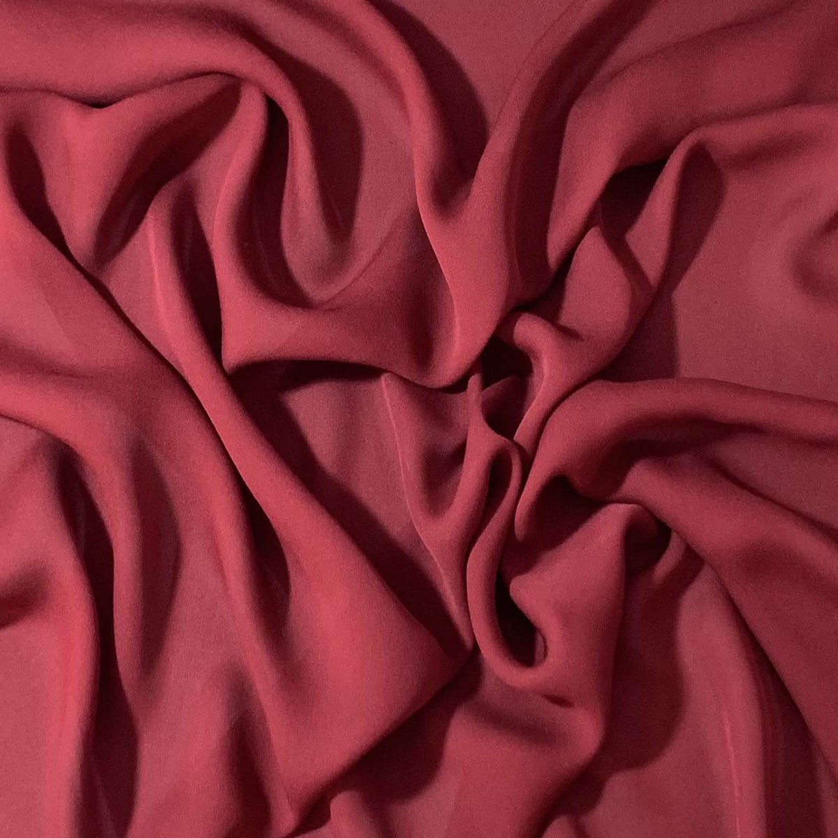 Wine Red - 16mm Silk Georgette Chiffon Fabric