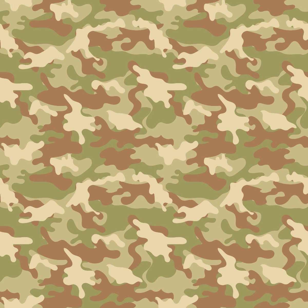 Military Camouflage Pattern 17 Quilting Cotton Fabric