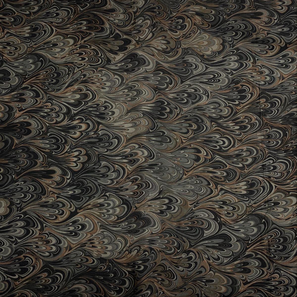 Night Shade Marble 2 - Art of Marbling - by Heather Fletcher for Northcott Cotton Fabric 1 Yard, 34" x 45" Remnant