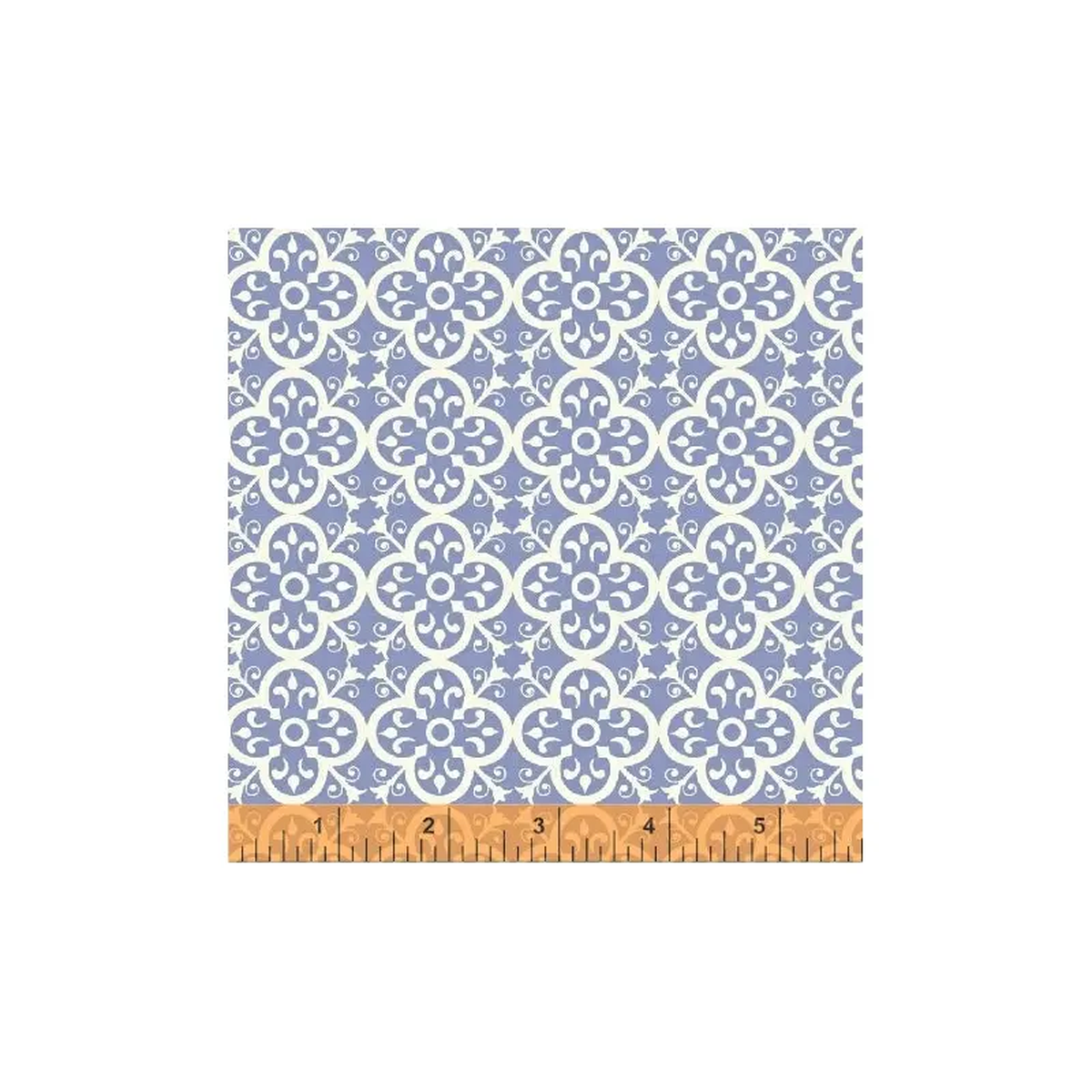 Bungalow Amy Gibson 51471-7 Periwinkle Vintage Tile Cotton