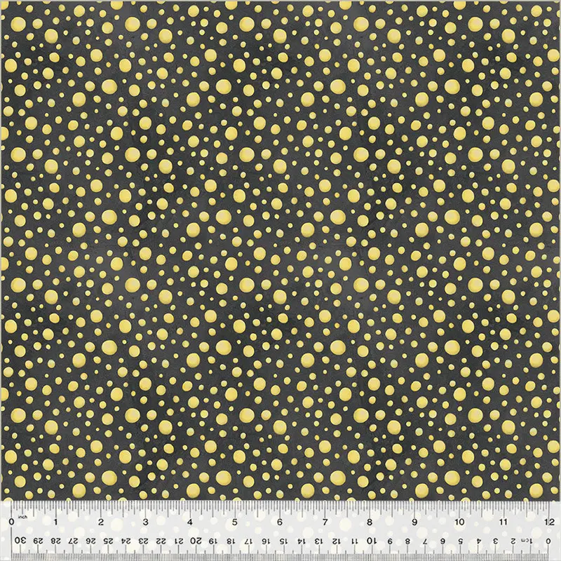 Enchanted Woods Terri Degenkolb FBTY 54525-7 Charcoal Spots Cotton