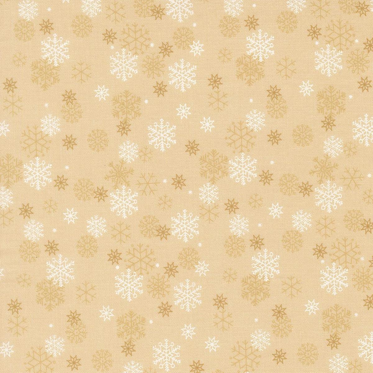 Moda Holiday Cheer Fabric - Snow Flurry Blenders Snowflake Natural 20976 11