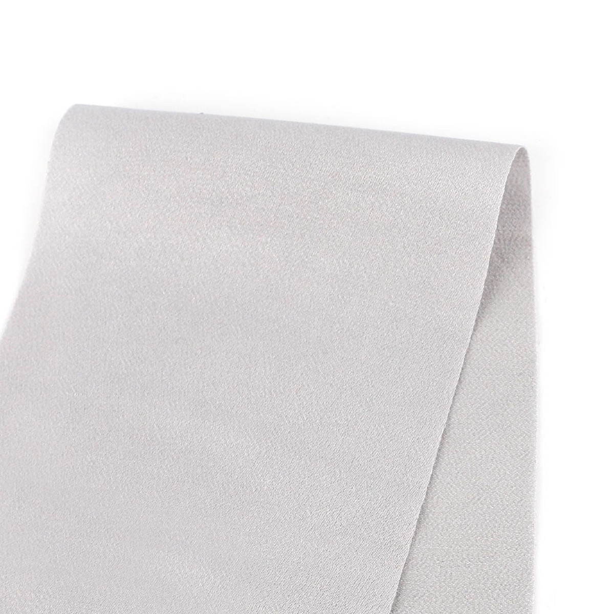 Rayon Crepe Backed Satin - Aluminium