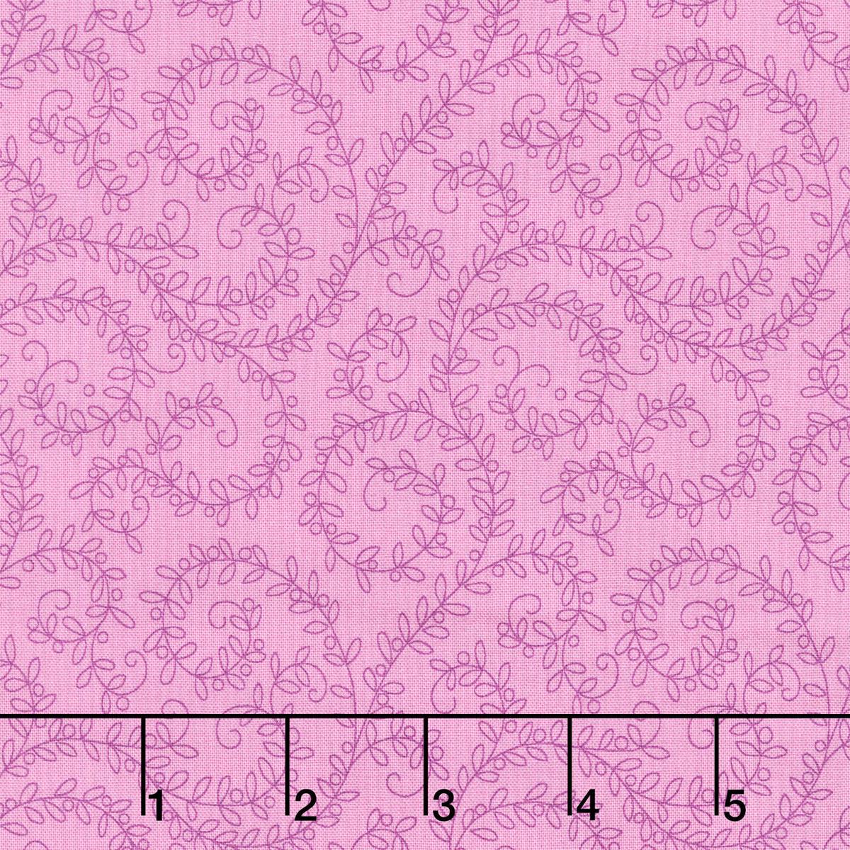 Whimsy - Doodle Vine Lilac Yardage