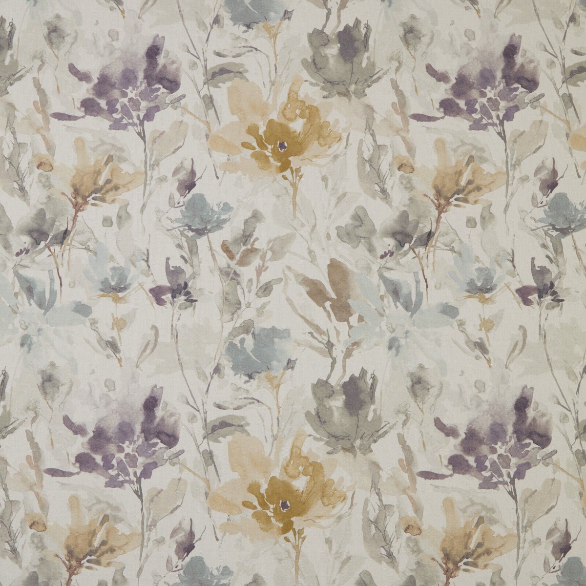 3.2 Metres iLiv Water Meadow Cornflower Cotton Curtain Cushion Blind Fabric
