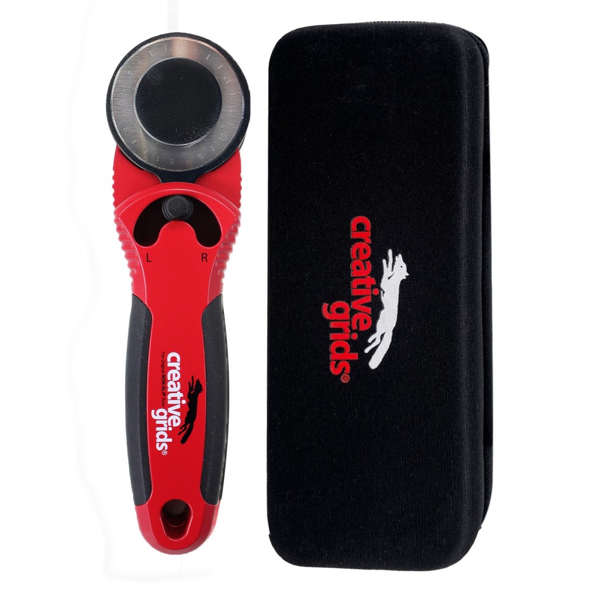 Creative Grids 45mm Rotary Cutter with EVA Case CGRCUT45