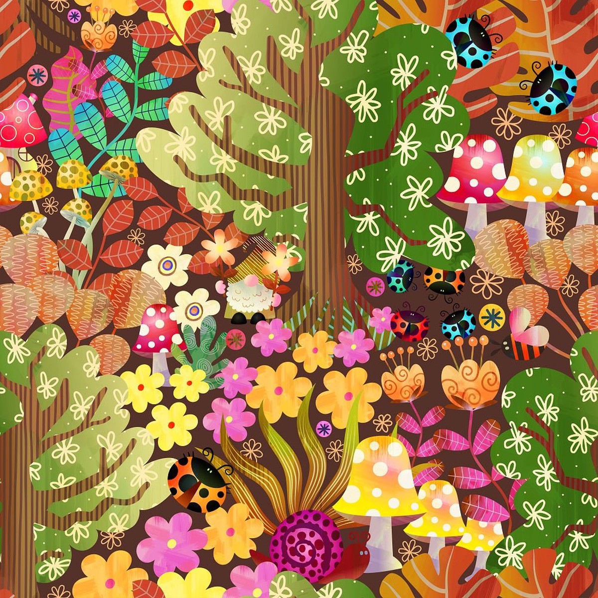 Enchanted Forest 3 Fabric