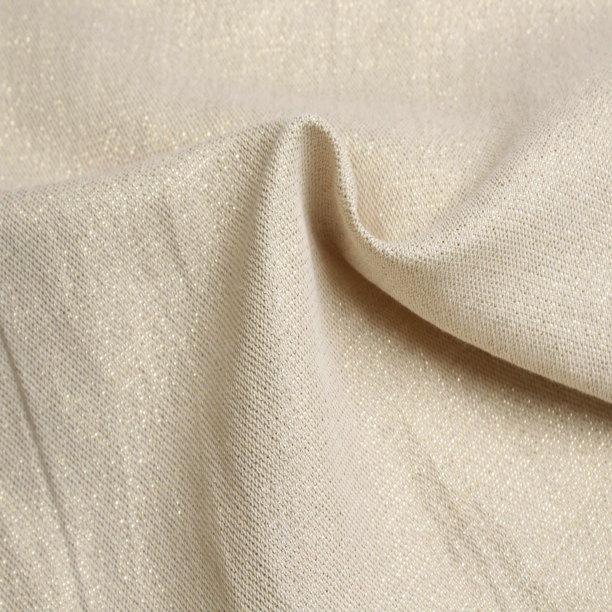 Cotton Linen Canvas with Golden Lurex