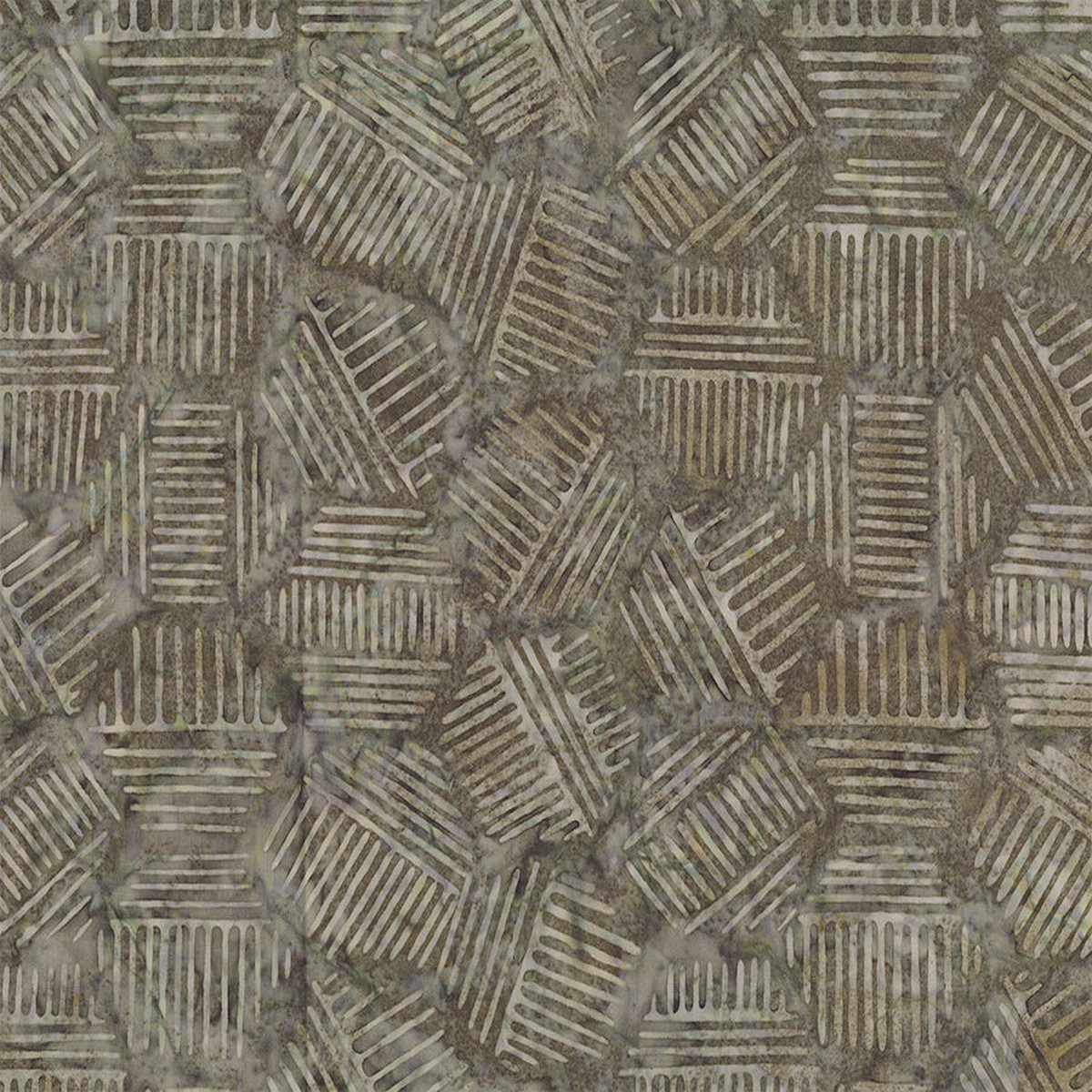 Fabric Northcott Earth Hexies Banyan Batiks by the Quarter Yard 81700-35