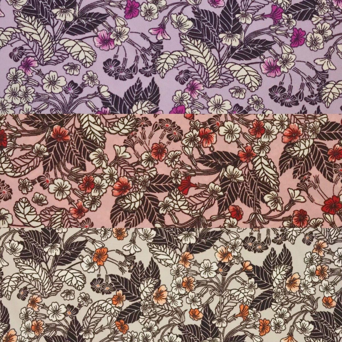 Plants Polyester Fabric