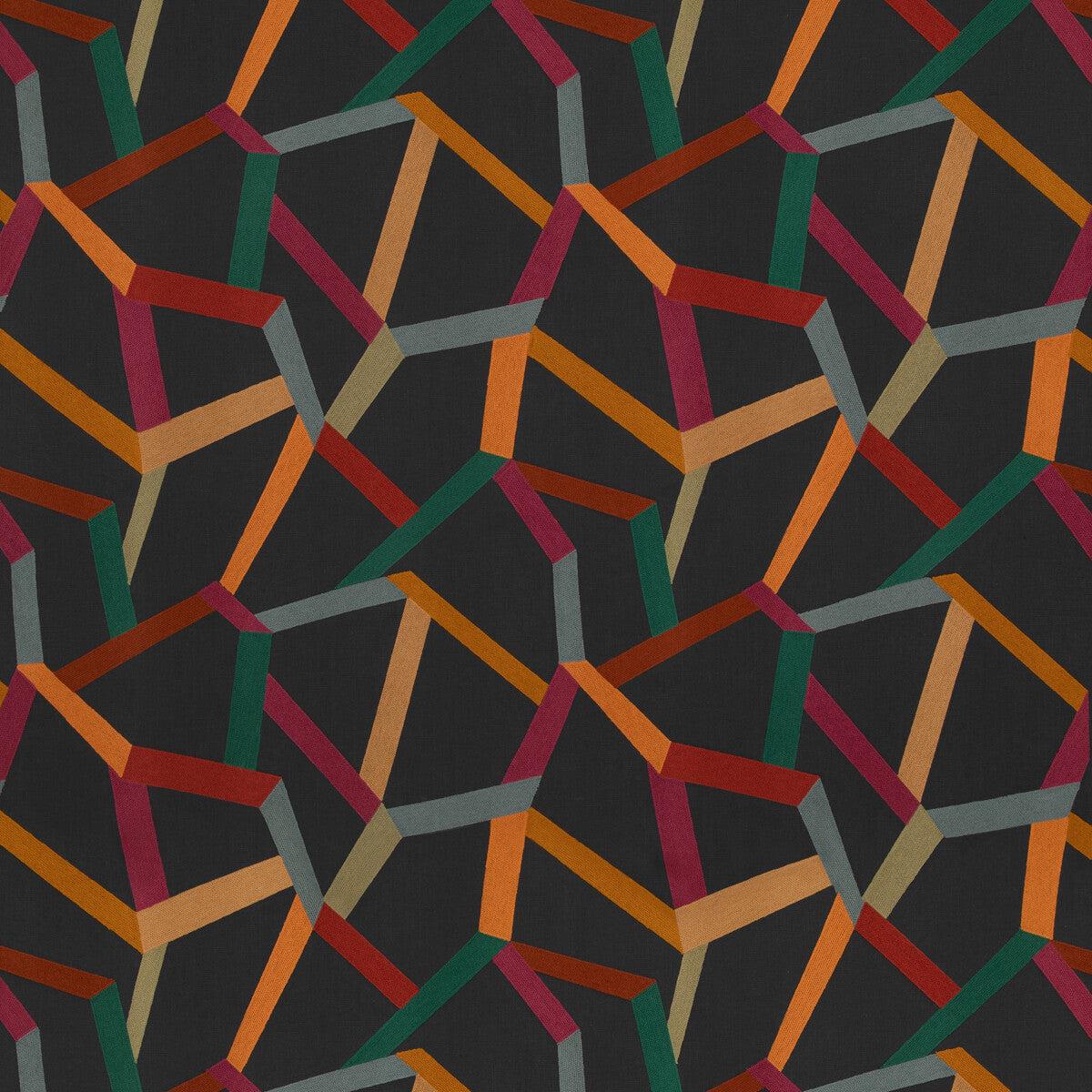 Beltane Midnight Blue Fabric