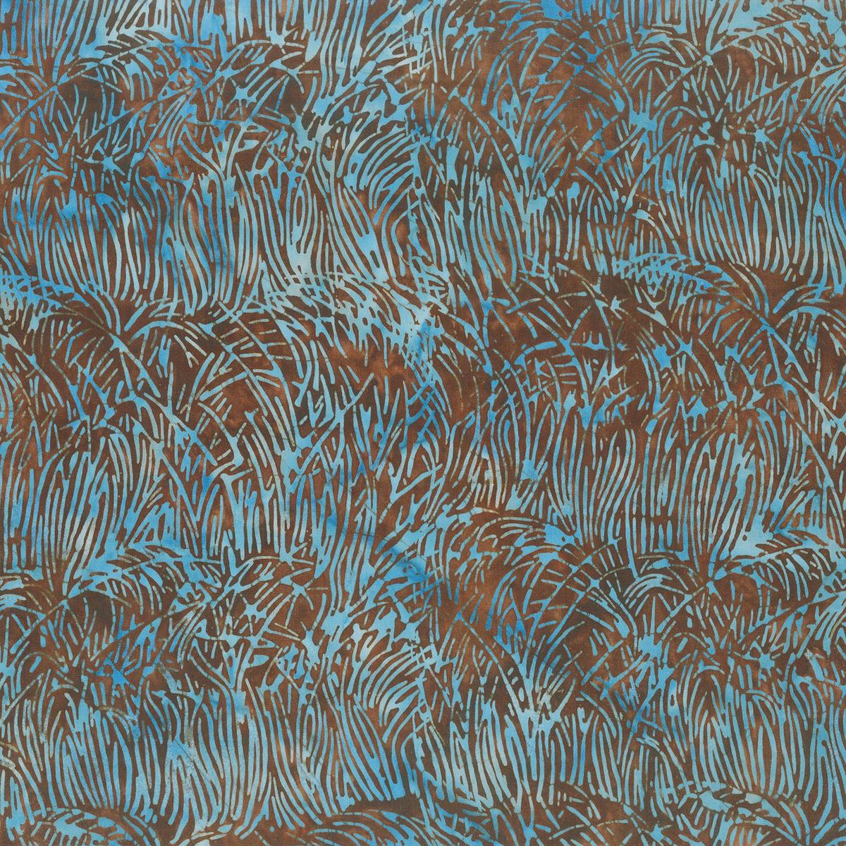 Oasis Batiks - Grass Brown Bronze Yardage
