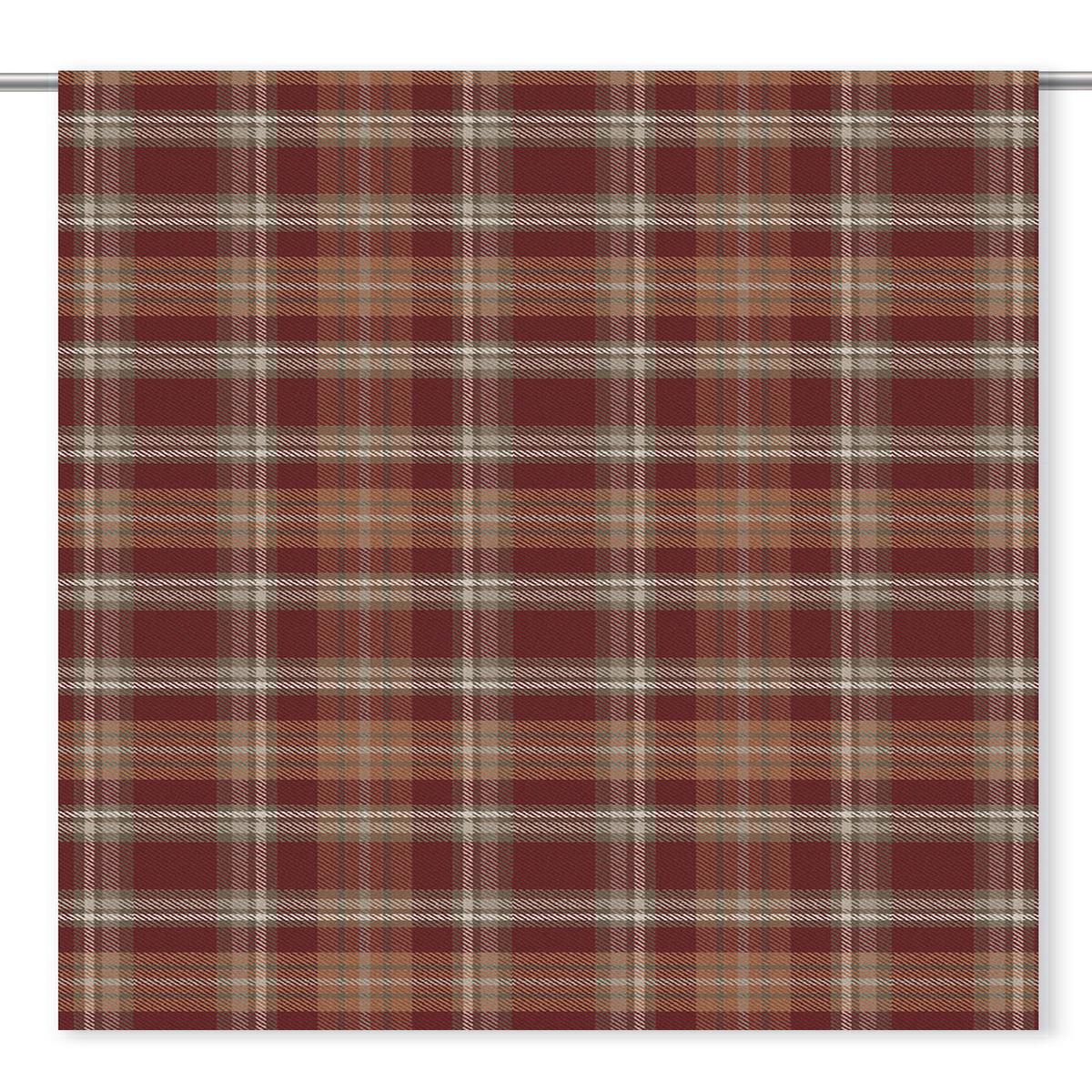 'Rose Flaris' Fabric by the Yard (Wine Red/ Caramel/ White)