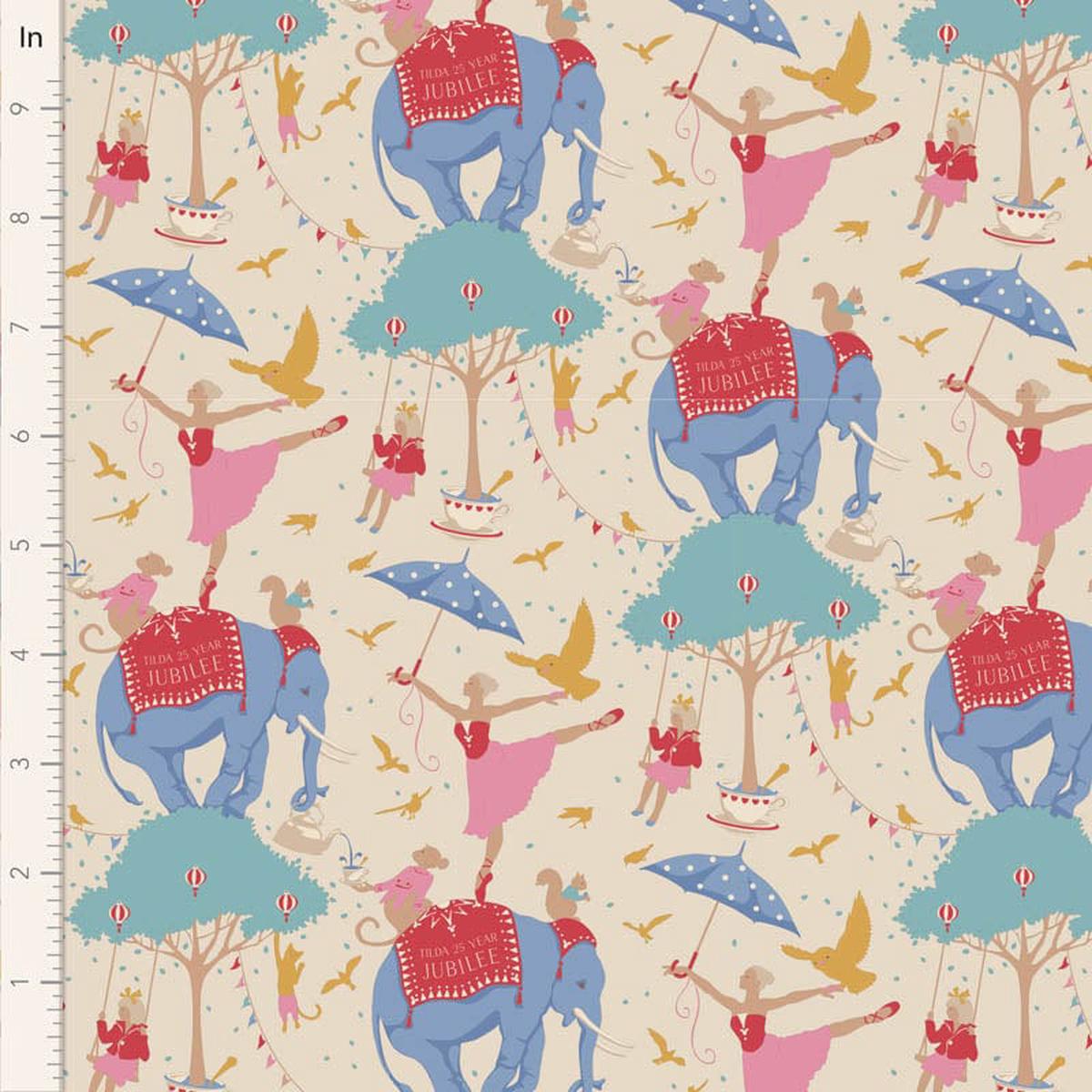 Tilda Jubilee - Circus Life Creme TD100547