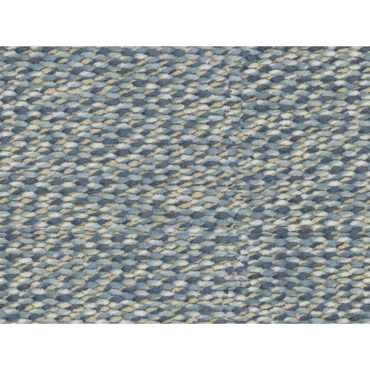 Aravis Chenille Blue Fabric