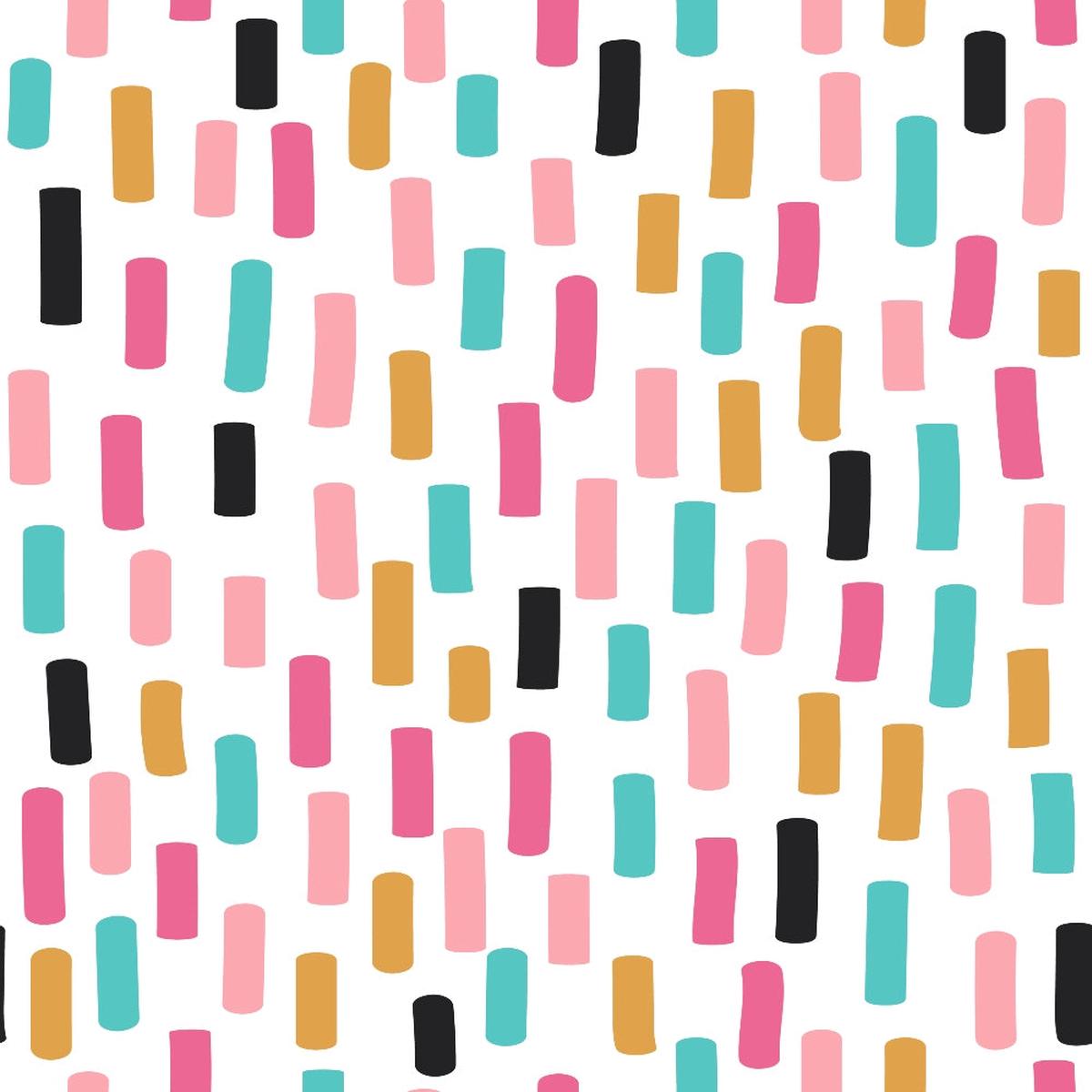Cute Abstract Doodles Pattern 6 Quilting Cotton Fabric