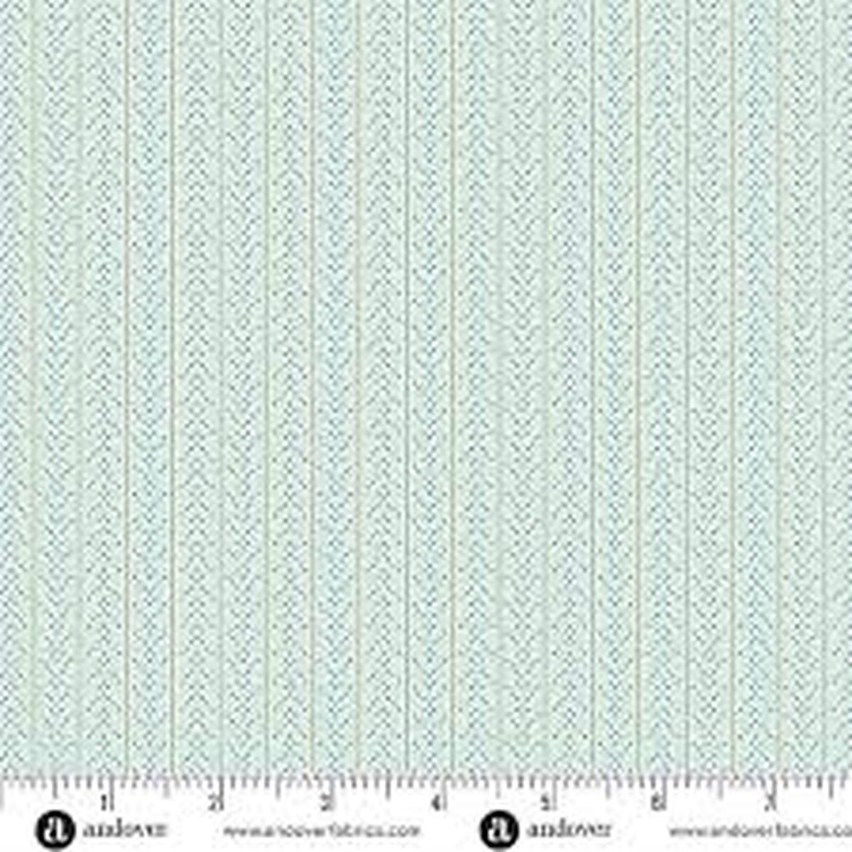 Sewing Bird Chevron Blue