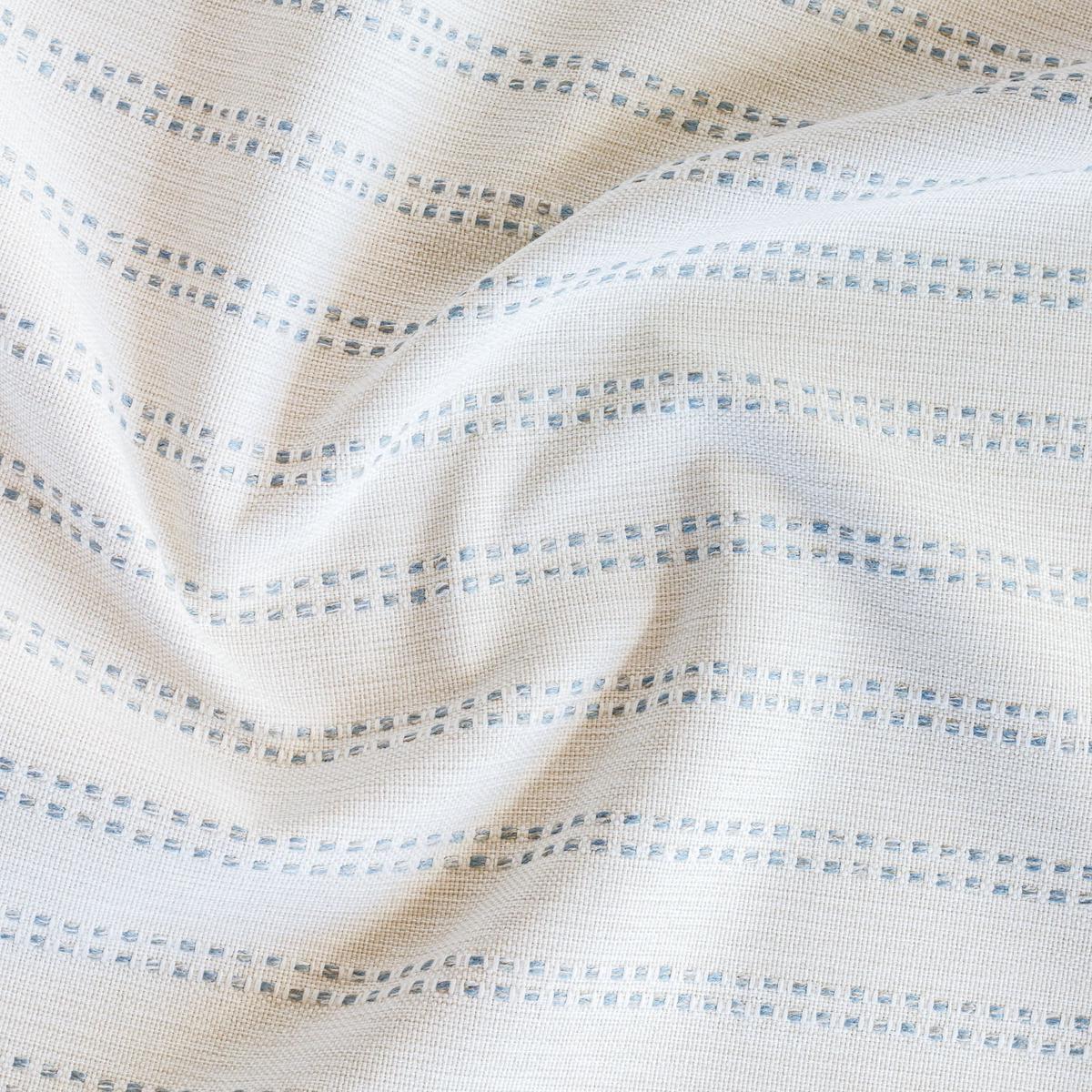 Elodie Stripe Fabric, Sky
