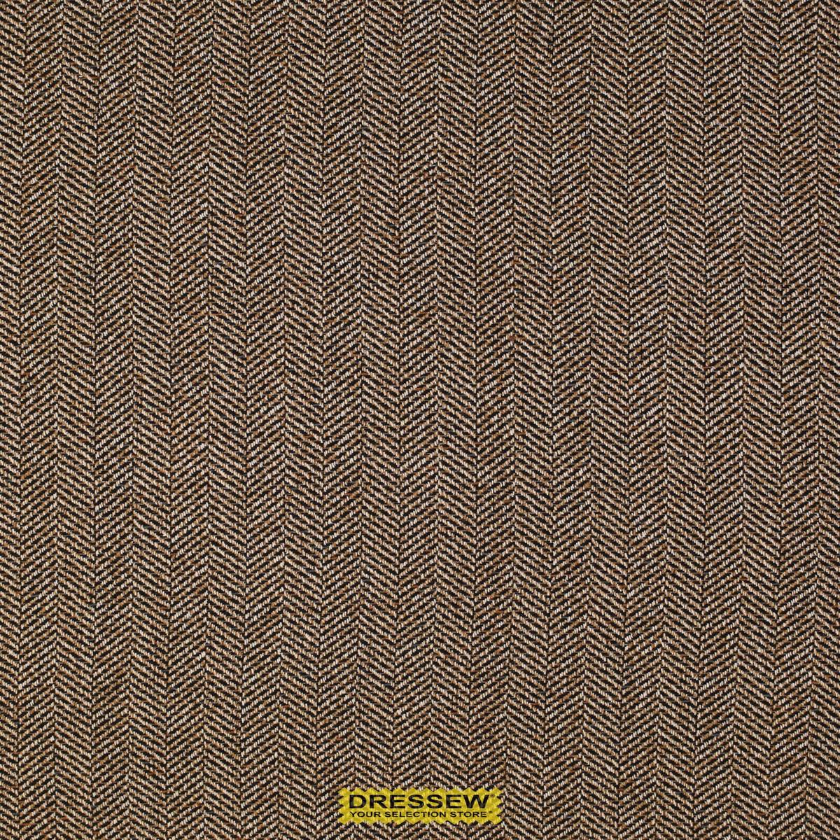 Herringbone Coating Black / Tan / Ecru
