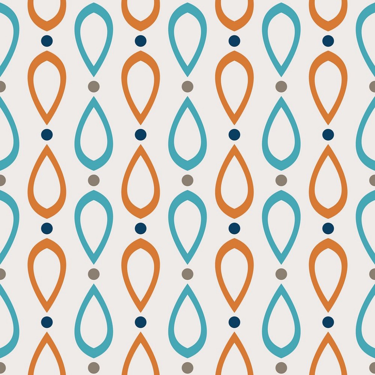 Retro Drops Fabric