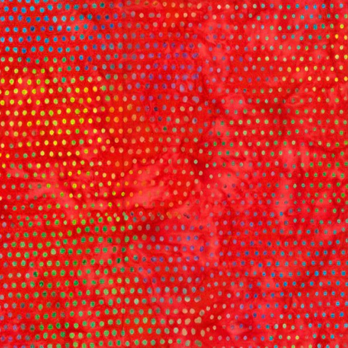 Batik -Jewel Spot Range - Bright Red