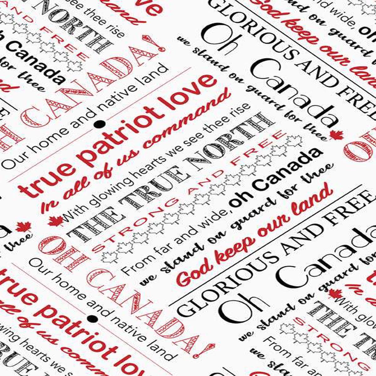 Canadian Road Trip Anthem By Hoffman Exclusive For Trendtex Fabrics Digital White / Multi