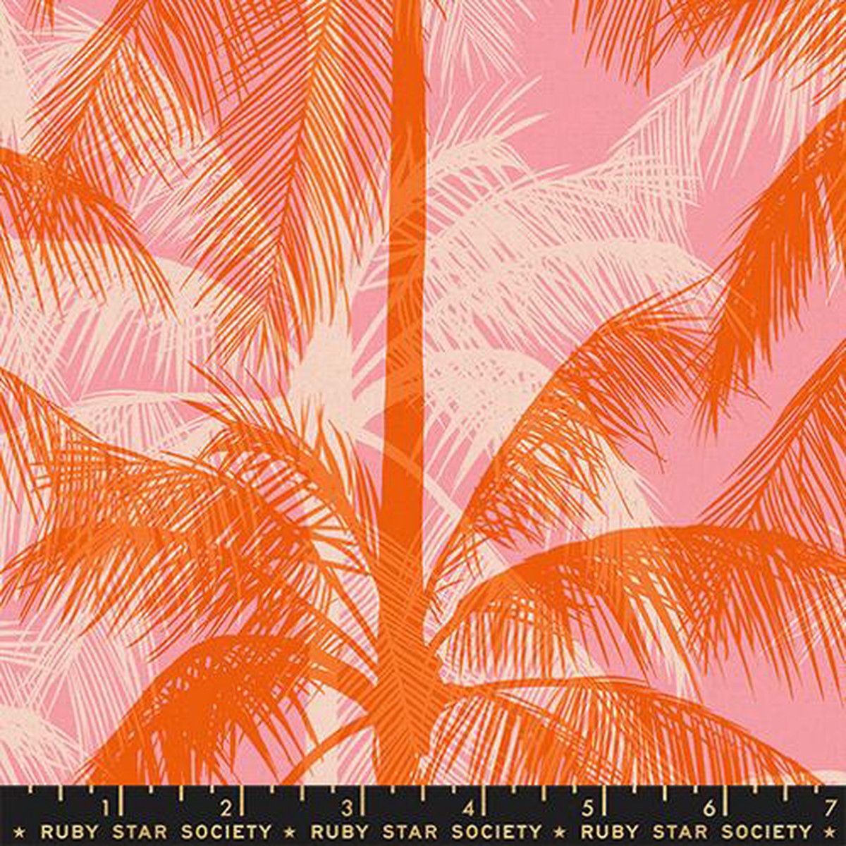 Poolside Palms Canvas in Sorbet -- Poolside Too -- Ruby Star Society -- Moda Fabrics