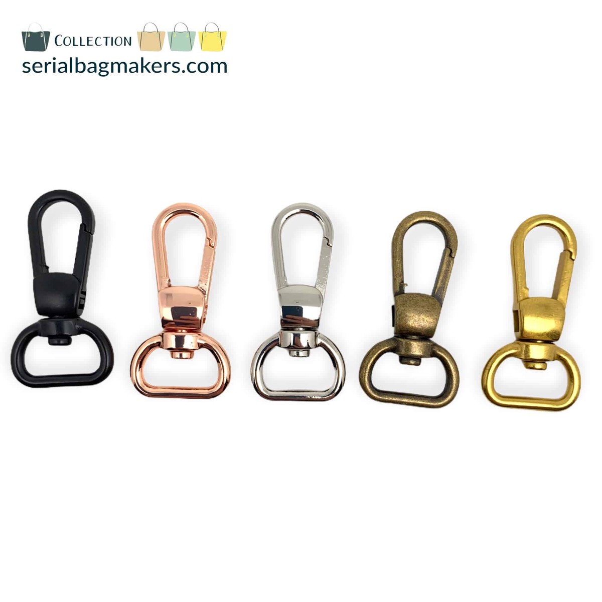 Serial Bagmakers Swivel Snap Hook 13mm () Pack of 2