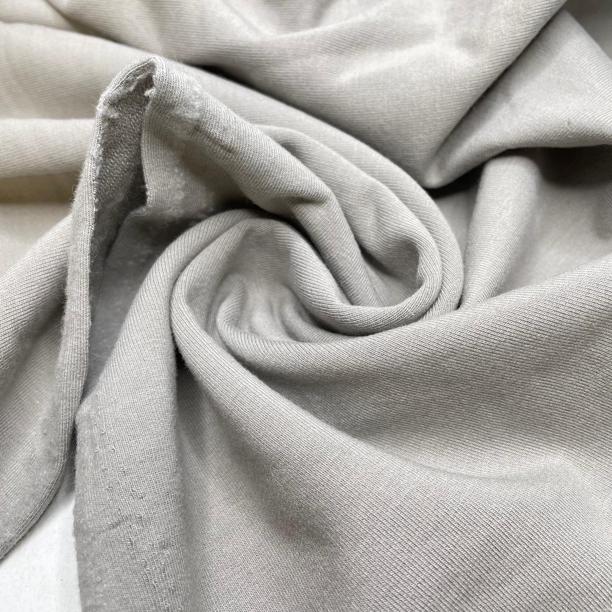 Mouse Ear - Jersey Fleece Bamboo Blend Knit - Light Grey - 0.7M Bundle